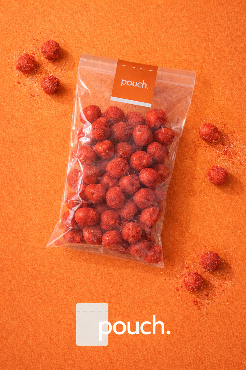 Pouch. Hot Nuts — Spicy Crunch Balls