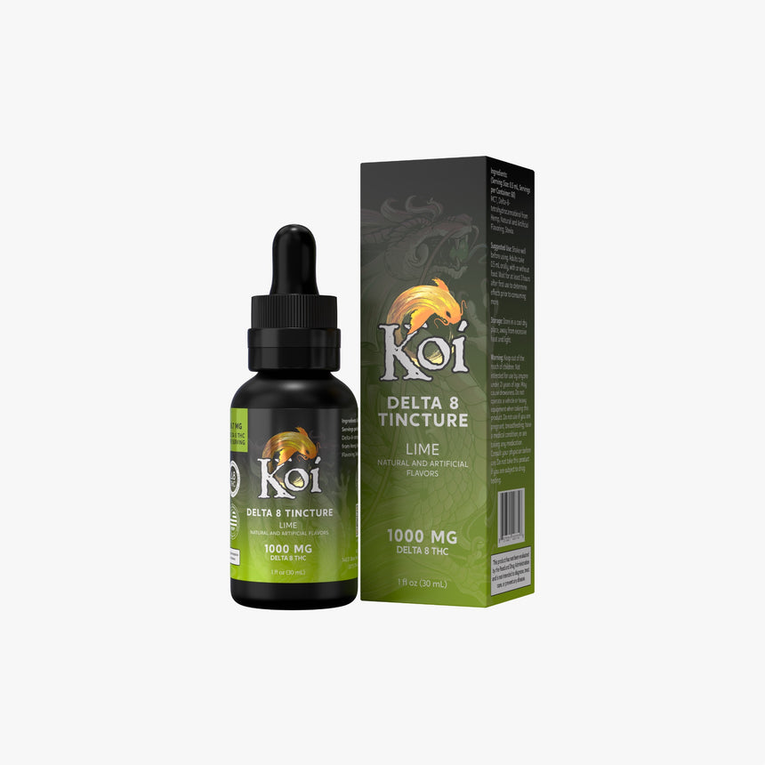 Koi CBD Delta-8 tintura - flavors - Merida, Mexico