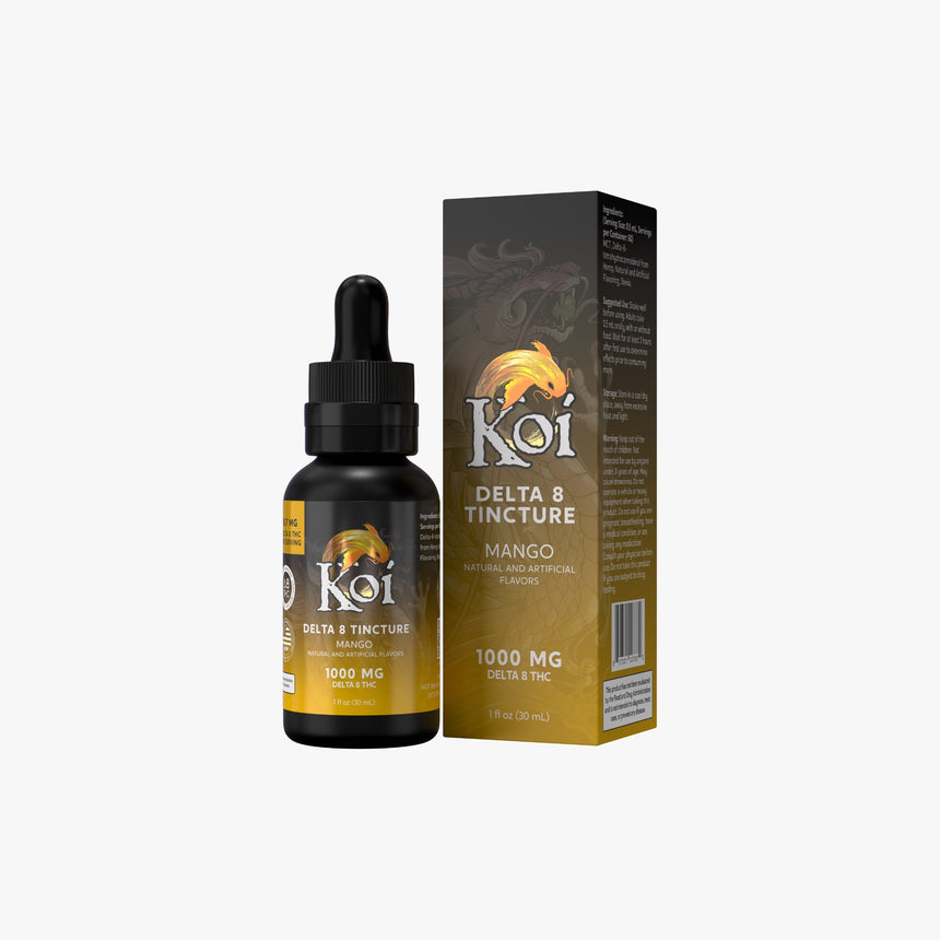 Koi CBD Delta-8 tintura - flavors - Merida, Mexico